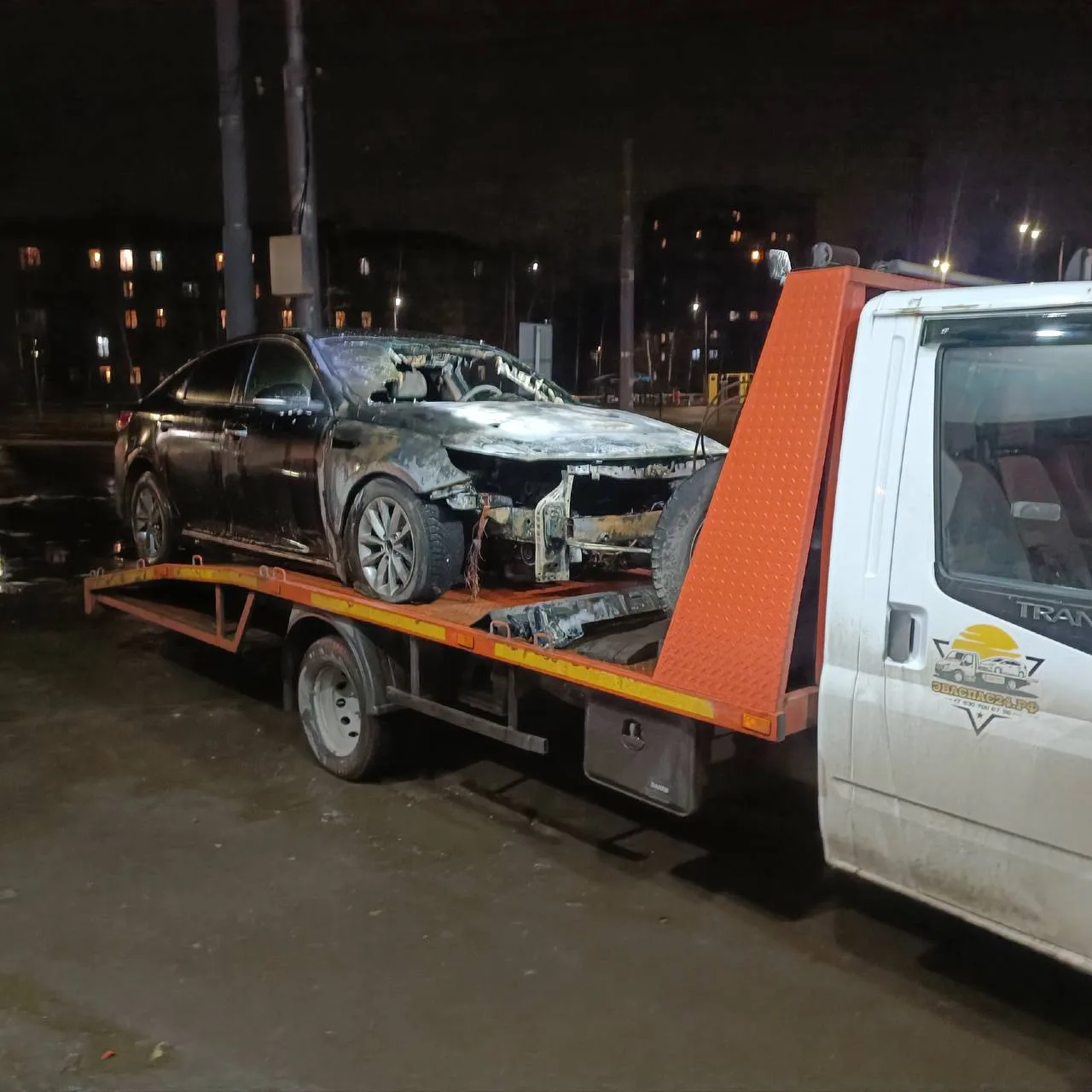 Эвакуация автомобиля после ДТП